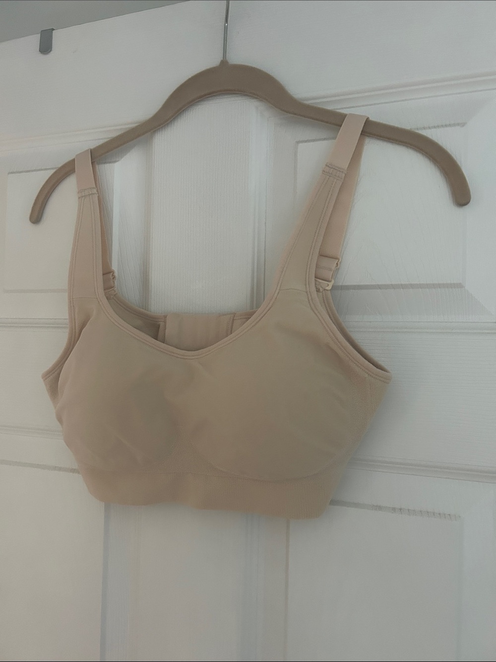 Shapermint Nude Wireless Seamless Sports Bra